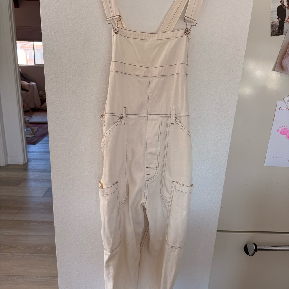 Free people - Women’s Cream Overalls Jeans - we the free